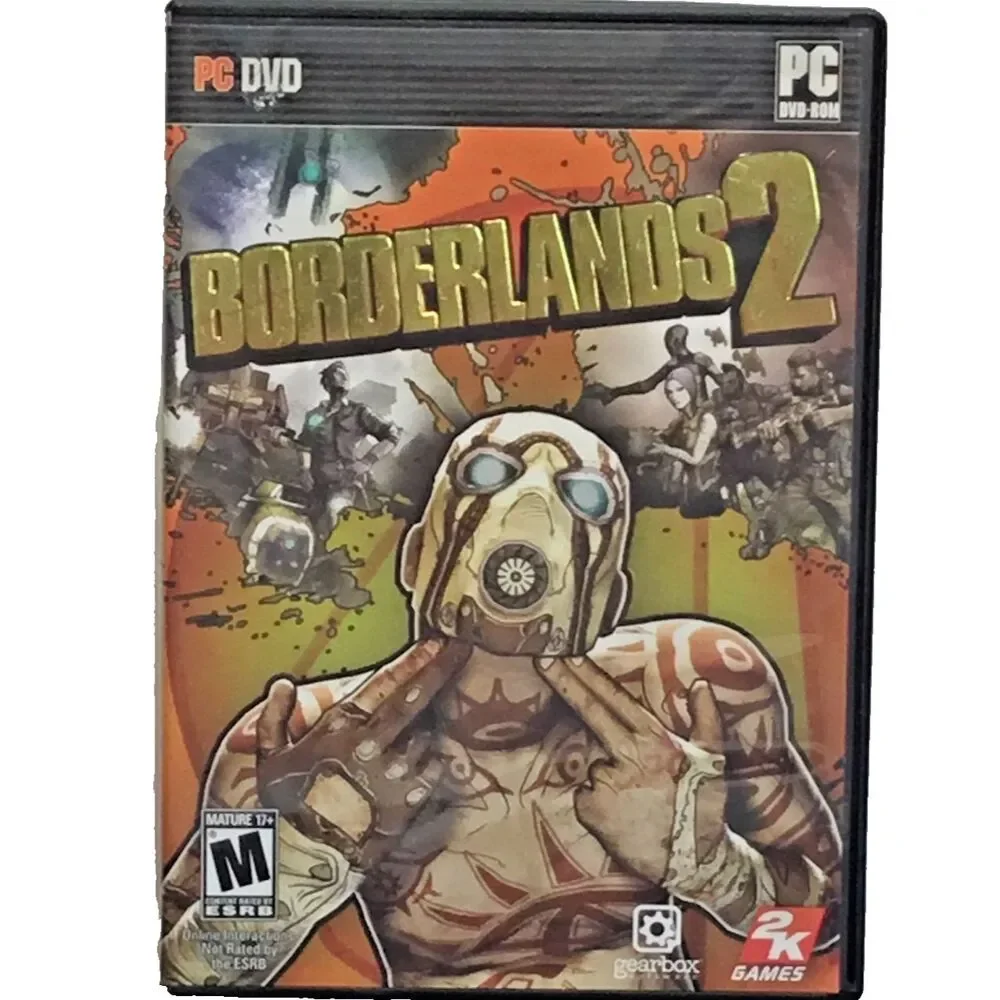 Borderlands 2 PC Game Windows DVD-ROM Complete CIB Gearbox 2012 RPG